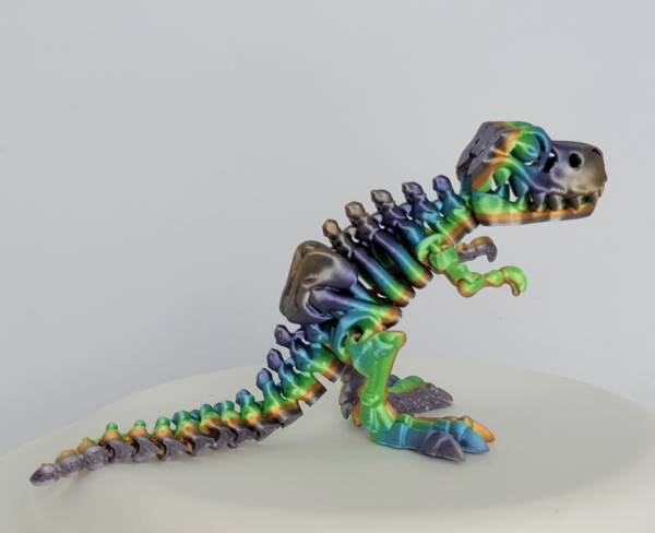 3D Flexi Skeleton T-Rex Toy (rightside)
